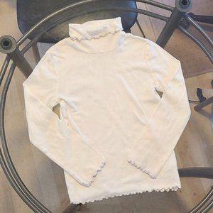 1989 Place  girl's S/P 5/6 long sleeve white top